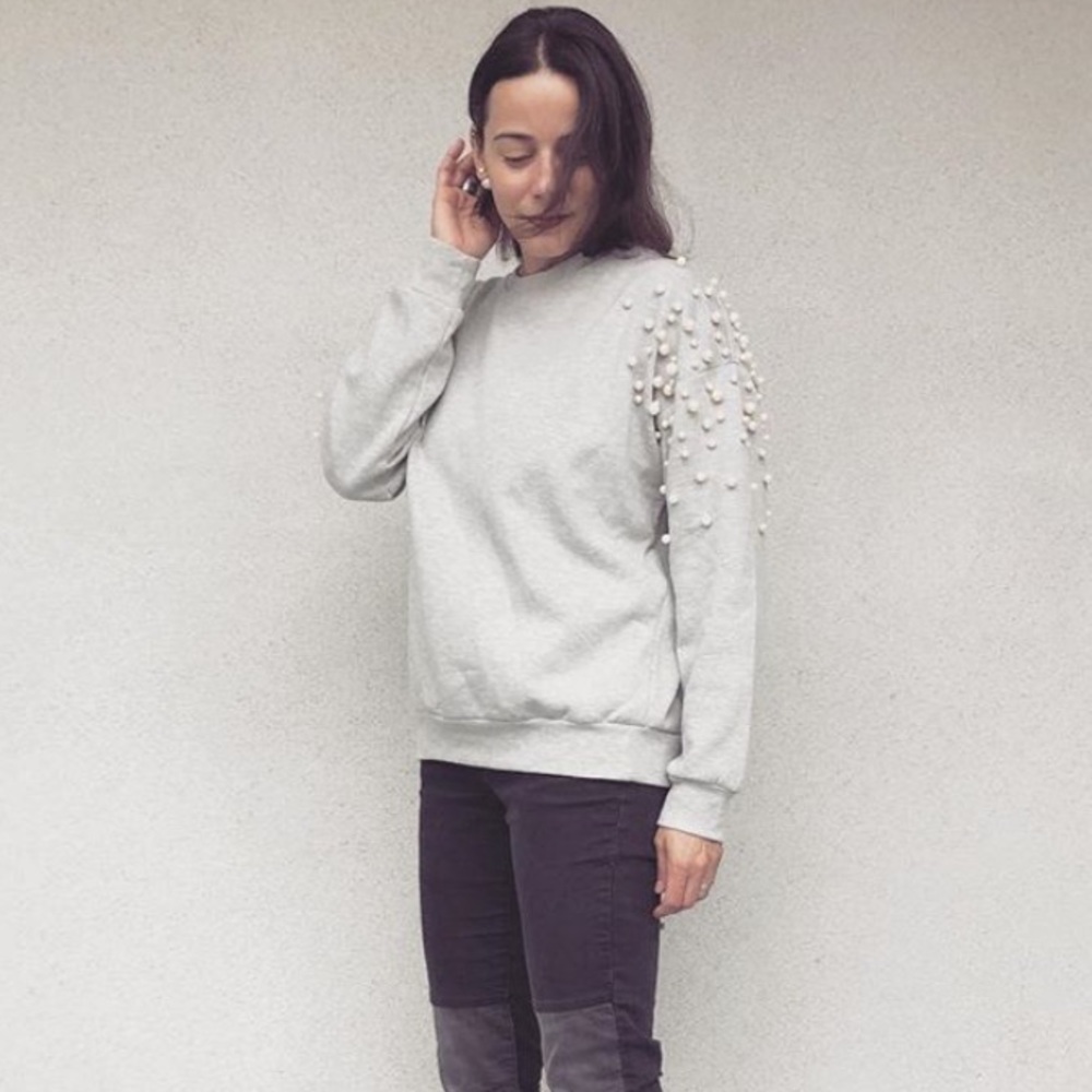 Romeo and Juliet embellished sweater. Medium.